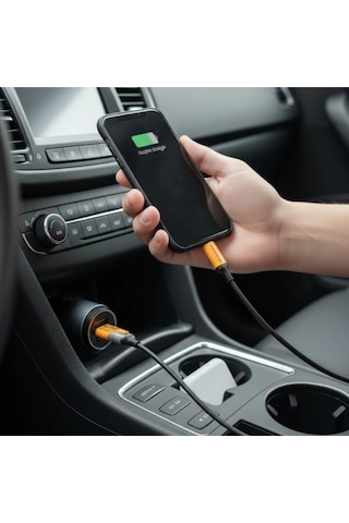Durukar 4in1 65w Hızlı Şarj Kablosu Type-c To Usb-a + Type-c To Lightning, 27w Pd Destekli Çoklu