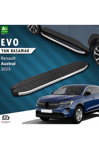 S-dizayn Renault Austral Evo Krom Yan Basamak 183 Cm 2023 Üzeri