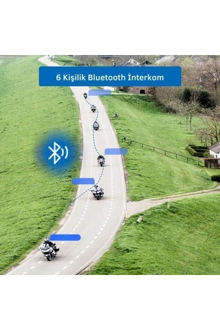 Nukrotech Nukro M6 Plus Bluetooth 6 Kişilik İnterkom