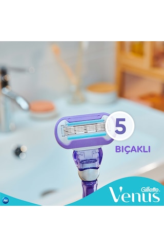 Gillette Venus Swirl Tıraş Makinesi +  Yedek Başlık 3'lü