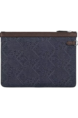 Montblanc 4810 Denim El Çantası 221476 Mavi