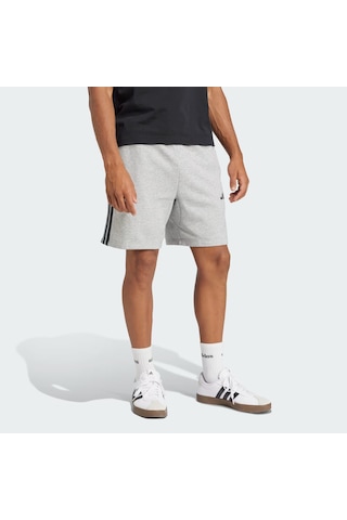 Adidas Essential 3-stripes French Terry Erkek Şort Je6419 Gri