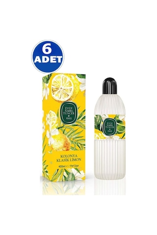 Eyüp Sabri Tuncer Klasik Limon Kolonyası 400 Ml Pet Şişe 6 Adet Eyüp Sabri Tuncer 400 Pet