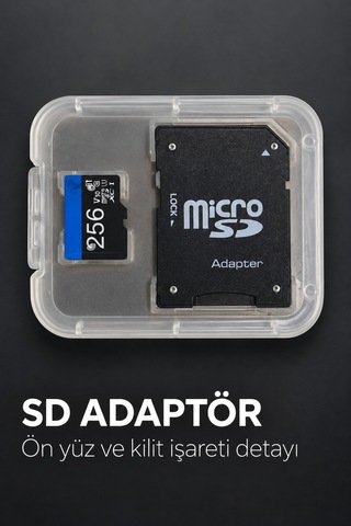 Sd Adaptörlü 256 Gb Micro Sd Bellek Kartı Tkndy-bsva4969