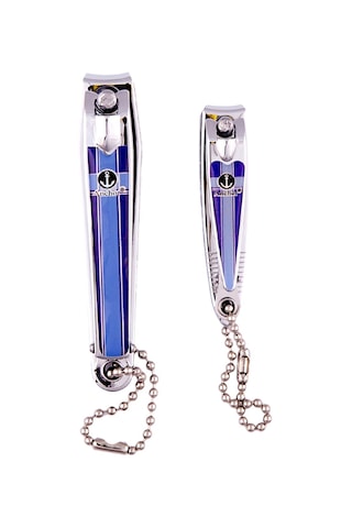 Anchor Çift Renkli Katelalı Tırnak Makası Seti 2 Li Mavi (GX108) GKH