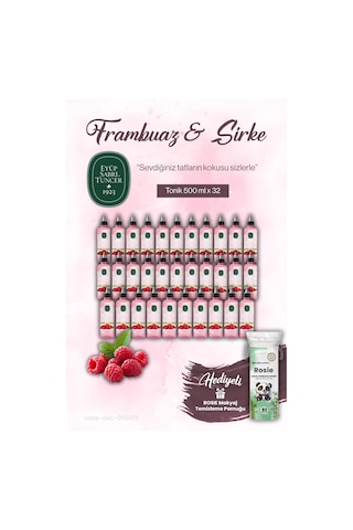 Eyüp Sabri Tuncer 32'li Frambuaz Sirke Tonik 500 Ml Ve Rosıe
