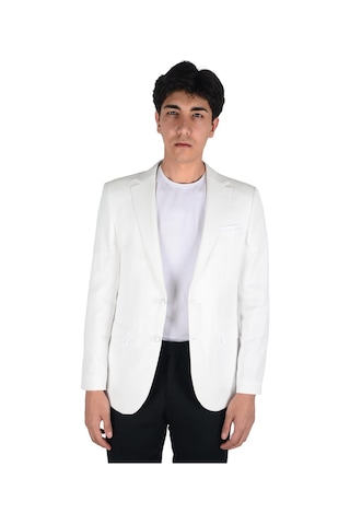 Cengiz İnler Armür Desen Slim Fit Erkek Ceket 001