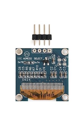 0.96" Mavi Yeşil Dual Color Oled Lcd Ekran I2c Iıc Communication Display