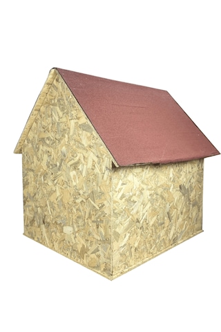 Reyo Köpek Kulübesi Büyük Boy Osb Xl Kırmızı Çatılı100x100x78 Cm