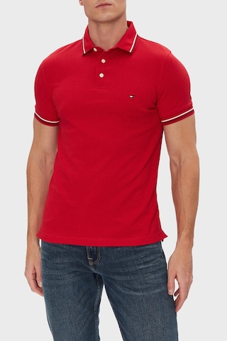 Tommy Hilfiger Erkek Polo Yaka T Shirt Mw0mw39993 Xld Kırmızı Kırmızı