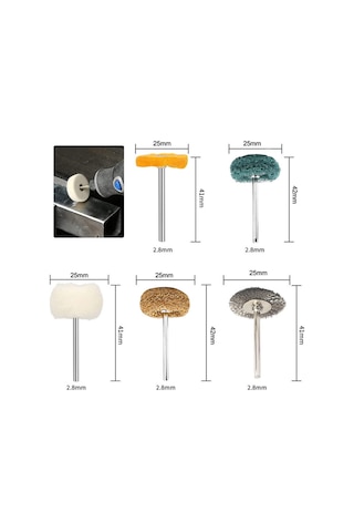 Geeksen 25 Parçalı Elektrikli Taşlama Aksesuar Seti - Cilalama, Kesme Ve Temizleme İçin Komple Ekipman