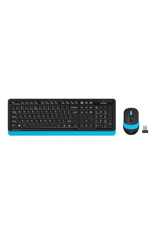 A4 TECH FG1010 KABLOSUZ STANDART MAVİ Q KLAVYE+MOUSE