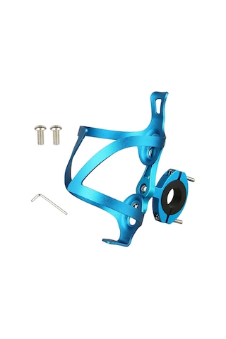 Döner Tabanlı Junsunmay Bisiklet Bardak Tutucu Kafesleri Bisiklet Su Şişesi Alüminyum Alaşımlı Braket Mavi Mavi