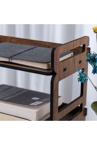 Vigo Wood - Mk40 Çok Amaçlı Raf Kitaplık Çok Renkli