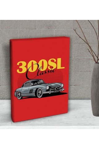Bk Gift Klasik Araç Tasarımlı Dekoratif Mini Kanvas Tablo 15X20Cm (506660930)