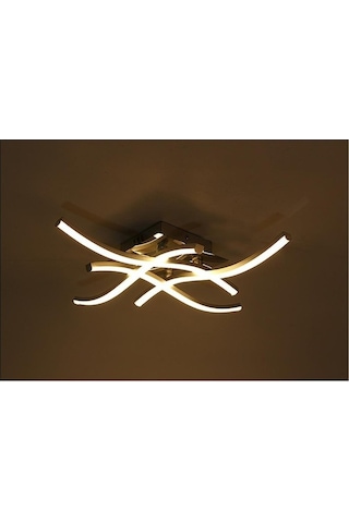 Novahub Beyaz İskandinav Modern Tavan Lambası Led Oturma Odası Yemek Odası Yatak Odası Işıkları Tavan Avize B Beyaz