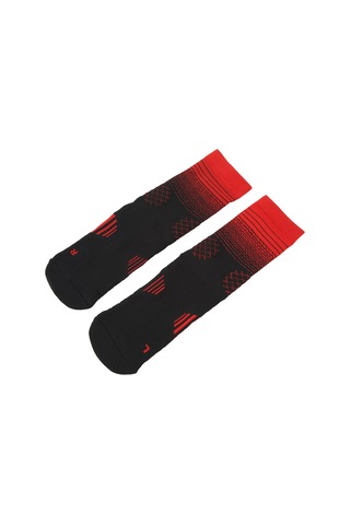 Skycity Erkekler İçin Profesyonel Spor Çorabı - Ter Emici, Kayma Engellli, Yumuşak Yastık Ve Ayak Bileği Desteği - Basketbol, Koşu, Bisiklet İçin Orta Boy Siyah-kırmızı 2 Adet Siyah Ve Kırmızı