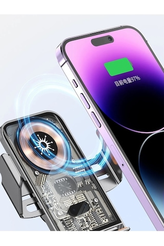 5 Watt Wireless Şarj Magesafeli Sensörlü Açılır Kanatlar Titanyum