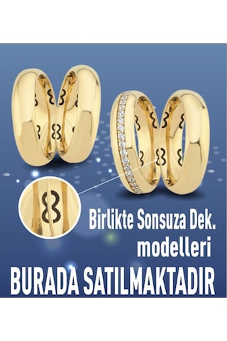 Altın Alyans Klasik 5mm Erkek T12741 Renkli