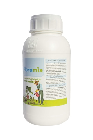 Floramix Yeşil Yapraklı Bitkiler İçin Solucan Gübreli Bitki Besini - Vitamini 250 Ml