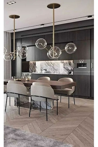 4'lü Mutfak Sandalyesi Salon Sandalyesi Yemek Odası Sandalyesi Papel Sandalye Ofis Sandalyesi
