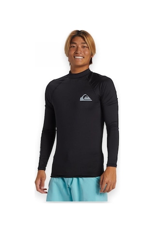 Quiksilver Aqywr03131 Everyday Upf50 Ls Lycra Siyah Erkek T-shirt Siyah