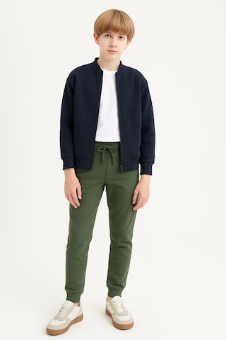 Erkek Çocuk Basic Jogger Paça Okul Eşofman Altı Ak-2350 Haki