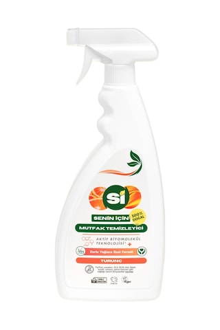 Si Senin İçin %100 Doğal Mutfak Temizleyici Turunç Yağlı 750 Ml.