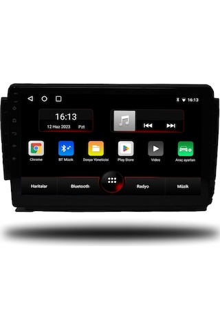 Oskodi Peugeot 208 Android Carplay Multimedya 2012-2020 4gb Ram + 64gb Hafıza
