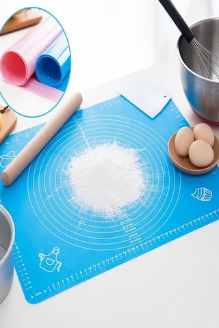 Hamur Matı Özel Silikonlu Ölçü Kılavuzu Çok Amaçlı Pasta Hamur