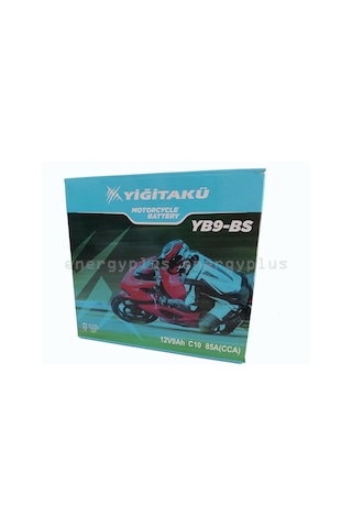 12v 9 Ah Motosiklet Motorsiklet Aküsü Yb9-bs Yiğit Akü 2022