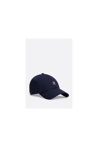 Tommy Hilfiger Monogramlı Kadın Lacivert Şapka Os Lacivert