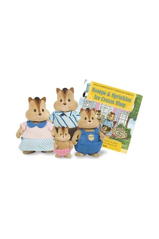 Li'l Woodzeez Çizgili Sincap Ailesi