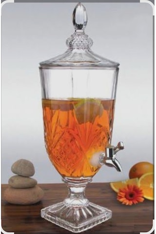 Cam Sebil, Şerbetlik, Limonatalık 3 Litre Şeffaf