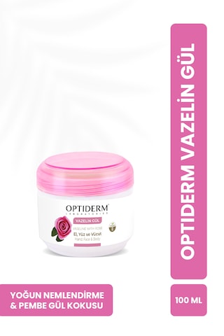 Optiderm Vazelin Gül 100 Ml