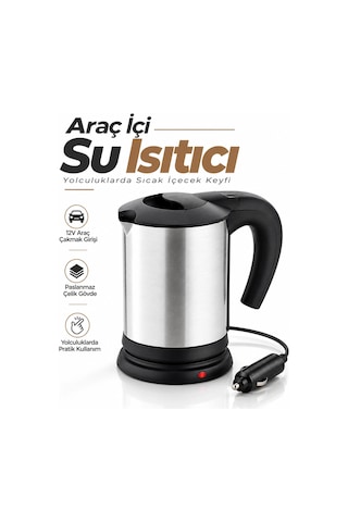12v Araç Çakmak Girişli Taşınabilir Su Isıtıcı