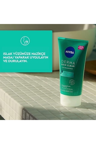 Nıvea Derma Skin Clear Sivilce Karşıtı Peeling 150 Ml X 3 Adet