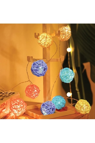 G2354 Rattan Mini Top String Light