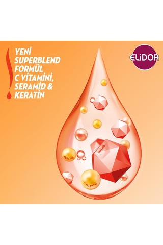 Elidor Anında Onarıcı Bakım Saç Bakım Şampuanı 3 x 650 ML