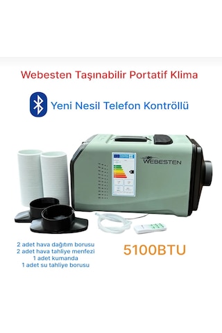 Webesten YA01 5100 BTU Portatif Klima