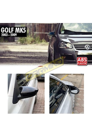 Vw Golf 5 Batman Yarasa Ayna Kapağı Piano Black 2003-2009