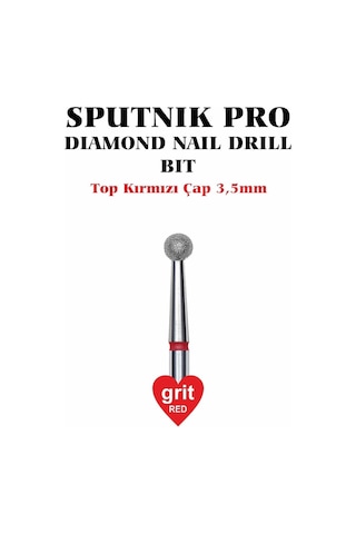 Elmas Top Freze Kırmızı Çap 2,7mm