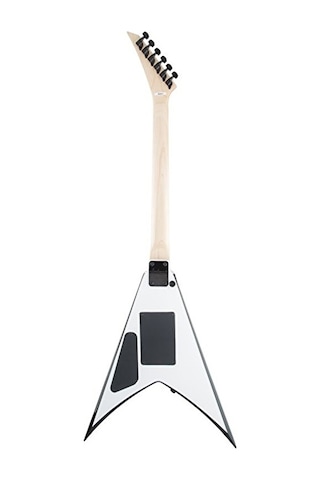 Jackson 2910224577 Js King V Js32 Elektro Gitar White W/black Bevels Beyaz Gövde Siyah Kenar Çizgileri Ve Floyd Rose