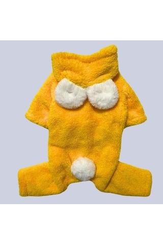 Gedyco Sarı Peluş Küçük Irk Köpek Tulumu