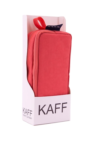 Kaff 105 Yıkanabilir Çift Bölmeli Kalemlik Kalem Kutusu Mercan Genel