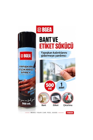 Bgea Bant Ve Etiket Sökücü 500 Ml Yapışkan İz Çıkarıcı Aerosol Sprey