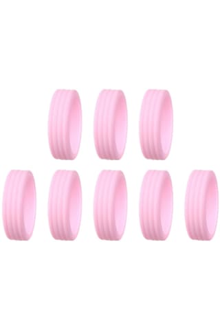 Homyl 8 Adet Bagaj Bavul Tekerlekleri Kapak Düşük Gürültü Pembe