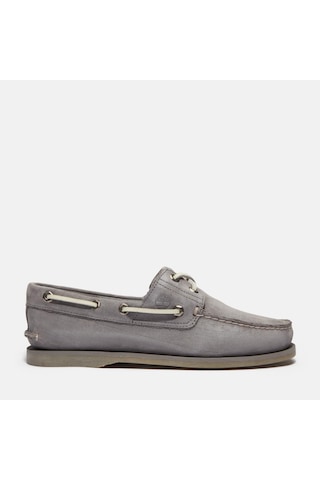 Timberland Classic Boat Boat Shoe Erkek Gri Tb0a4187el81 Gri