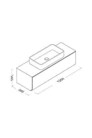 Isvea - Saqua Marino Banyo Alt Dolap 120 Cm Meşe - 23sq1017120ı- 6215968