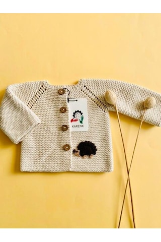 Karen Bebek Hırka Krem